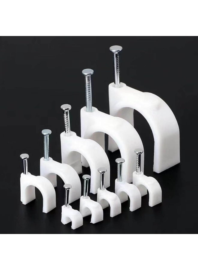 Fixer Multi-Size Cable Management Clip Set – 100 Pieces Wire Holder Organizer - Image 1